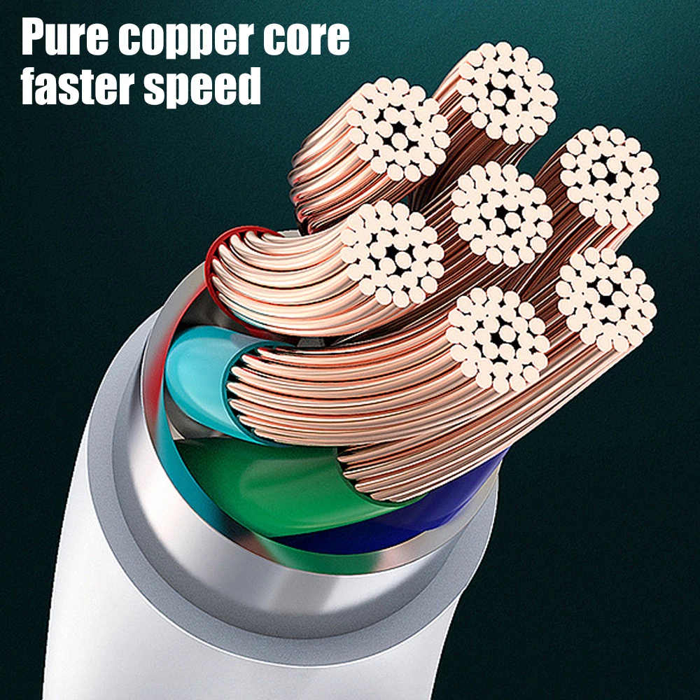High-Speed USB A to C Charging and Data Cable - 0.25m to 2m, 10A Capacity