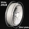 50m 20/30LB Fly Fishing Backing Line for Trout Polyester 8 Braided Fly Fishing Line Backing Smoothing Un-waxed Fishing Tackle 1