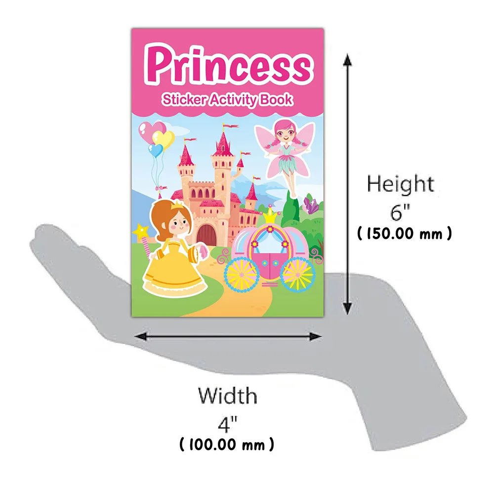 스티커 활동북 테마로 자신만의 재미있는 농장, 성, 동물원, 귀여운 동물, 공주, 유니콘, 자동차를 만들어 보세요. 여행, 생일을 위한 스티커입니다.