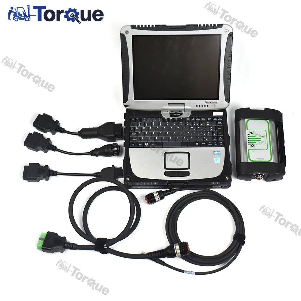 

For-Volvo Vocom diagnostic tool with PTT 2.8.150 for-Volvo truck Euro6 FH FM diagnostic scanner Vocom 88890300 with CF19 laptop