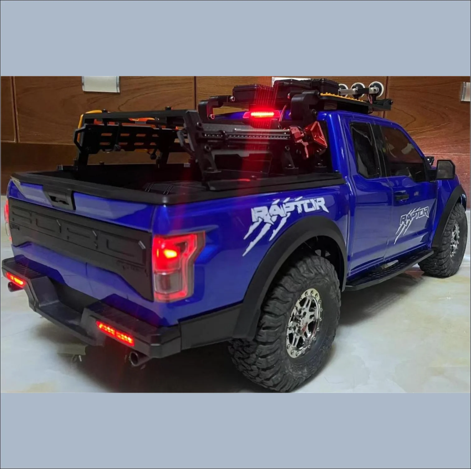 フォードf150リアソリッドアクスルクローラー、1:8 rcカー