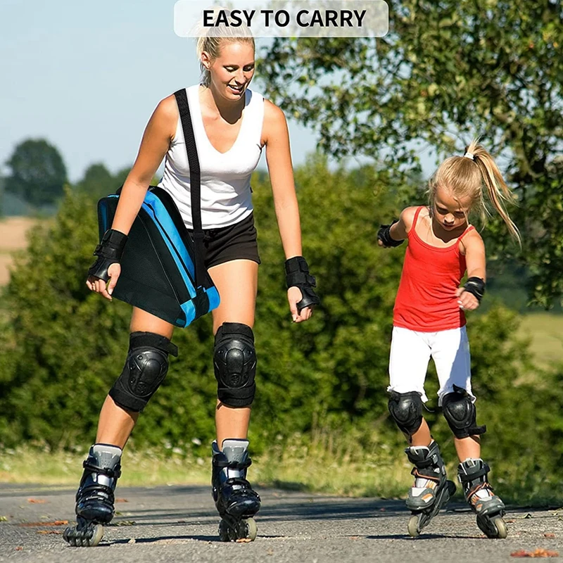 Roller Skates Bag Portable Large Capacity Breathable Kids Inline Skates Storage
