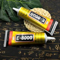 5pcs15/25/50ML E8000 Clear Contact Phone Repair Adhesive Fibre Cloth Metal Wood DIY Glue With Precision Applicator Supplies  1