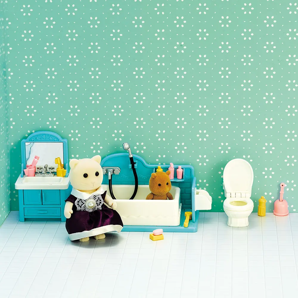 Forest Family 1:12 Dollhouse Living Room Amusement Park Animal Doll Accessories Mini Model Furniture Pretend Play For Girl Gifts 6
