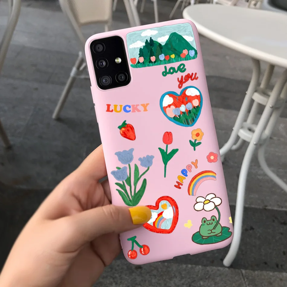 Adorable Cartoon Candy Color Soft Silicone Phone Case