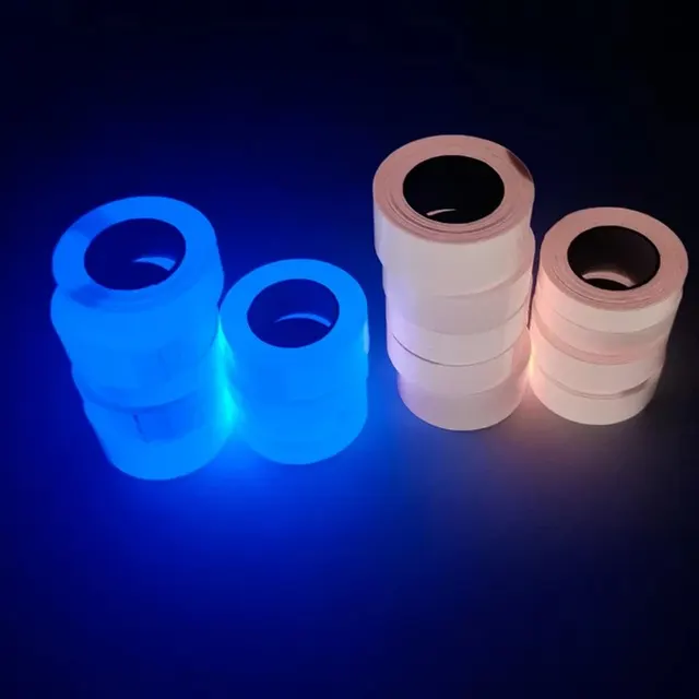 Ruban auto-adhésif structurels ent, bande lumineuse phosphorescente, canal de feu, décoration de scène, sortie de sécurité, autocollants en iode, 1 rouleau 4