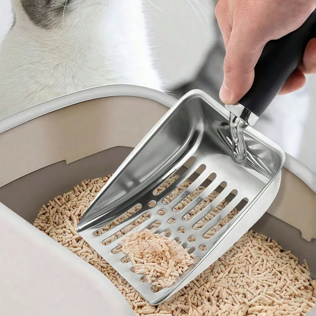 Dog Cat Pet Cleaning Scoop Metal Long Handle Cat Sand Shovel Feces Litter Box Supplies CZMSC01 Dog Cat Pet Cleaning Scoop Metal Long Handle Cat Sand Shovel Feces Litter Box Supplies CZMSC01