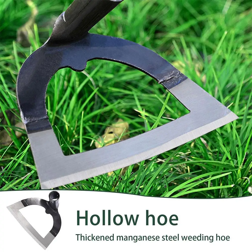 Handheld Holle Hoe Verdikte Mangaan Staal Landbouw Weeding Hoe Planten Groente Tuinieren Lossende Bodem Weeding Tool Image 2