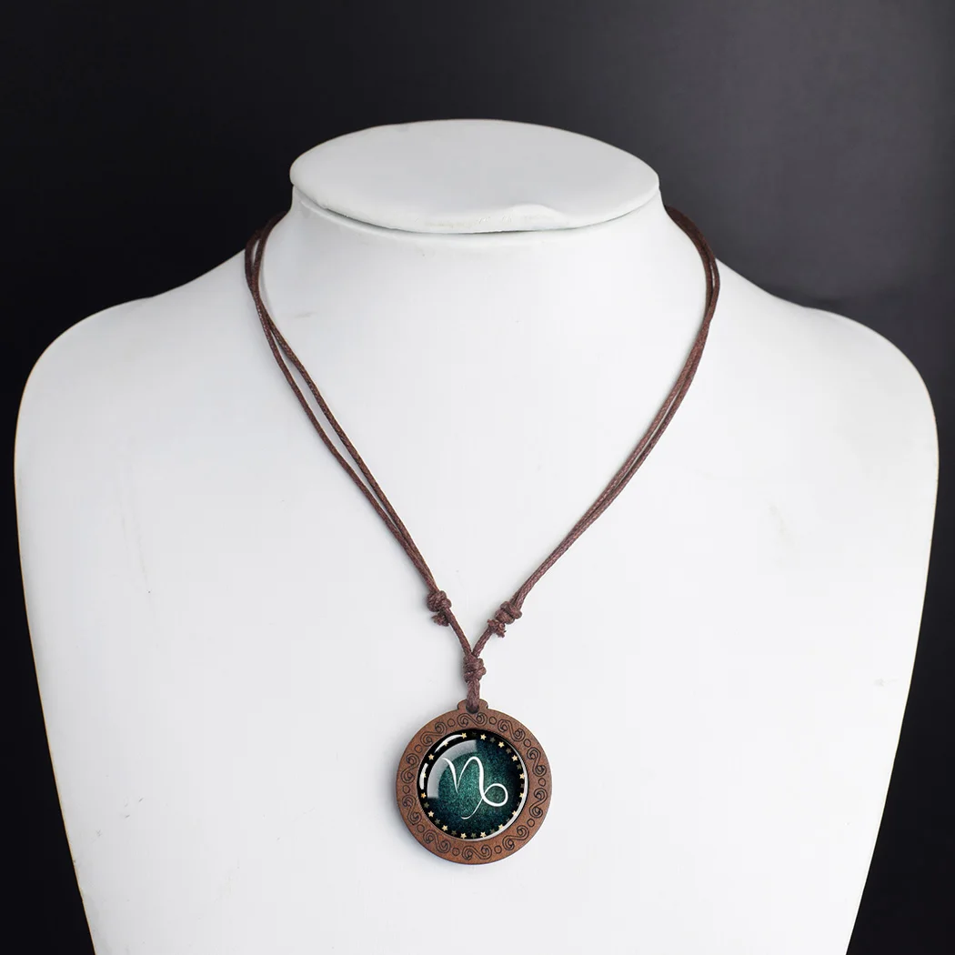 Collana Segno Zodiacale Con Ciondolo Costellazione - Zirconi Intarsiati - Catena 45+5 Cm - Gioiello Astrologico