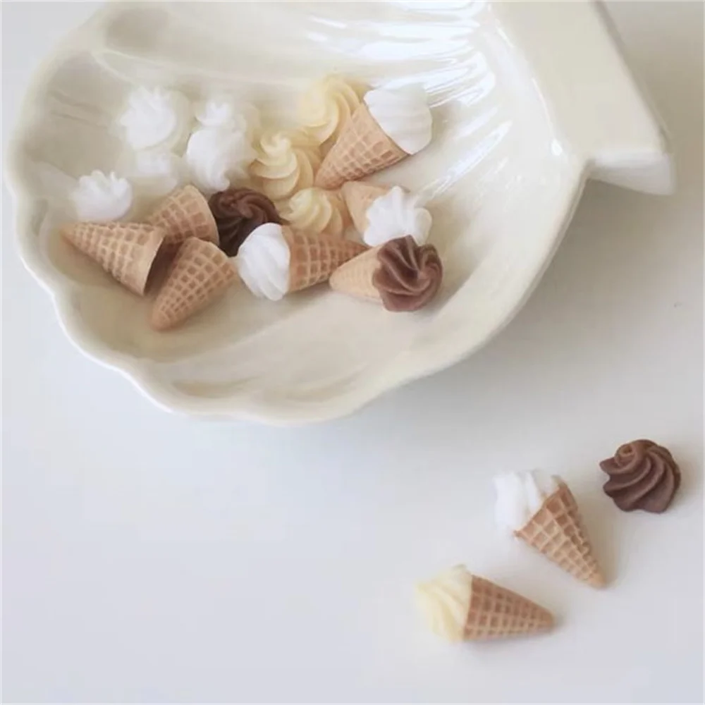 

1 Set Mini Small Pink Cream Cone Silicone Mold Cone DIY Scented Candle Cake Decor Cute Mini Ice Cream Scented Canld Moulds