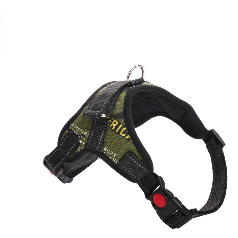 Explosion-proof Chest Harness Medium Large Dogs Adjustable Reflective Pet Harness Mesh Dog Harness arnes perro шлейка для собак 