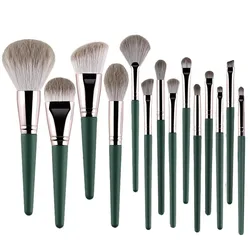 14 - Piece Luxurious Fluffy Makeup Brush Set (14pcs makeup brushes)