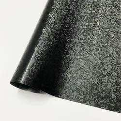 Cosmic Hex Black Forged Carbon Fiber Vinyl Wrap for Vehicle and Motorcycle Surfaces (Cosmic Carbon)
