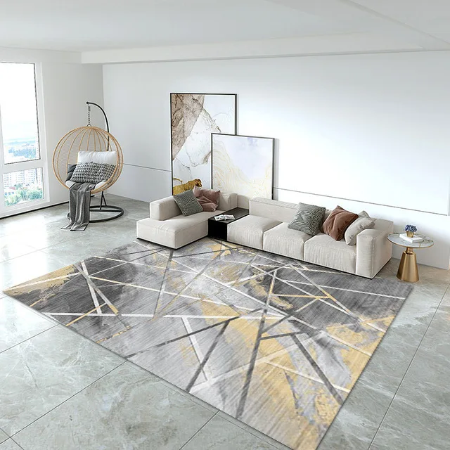 Modern Light Luxury Living Room Large Area Carpet Home Decoration