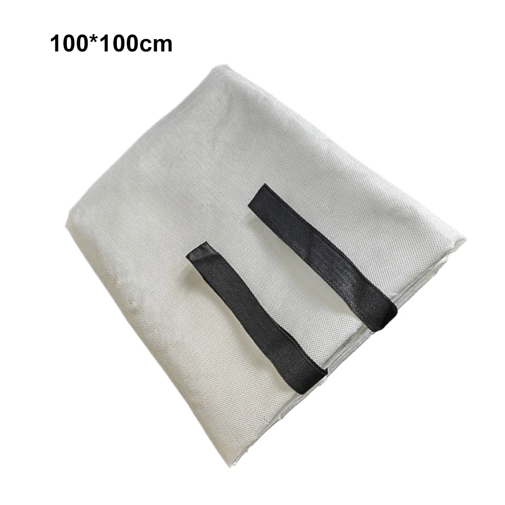 1.2m Portable Fire Blanket Fire Flame Retardant Emergency Survival Shelter Safety Cover Reusable Extinguisher Fireproof Mat