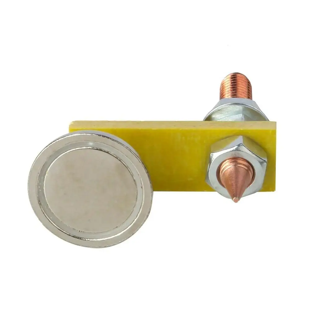 Metal Fixture Stability With Tail Strong Suction Welding Support Ground Clamp Holder Power Tool Parts Welding Magnet Head welding earth clamp
