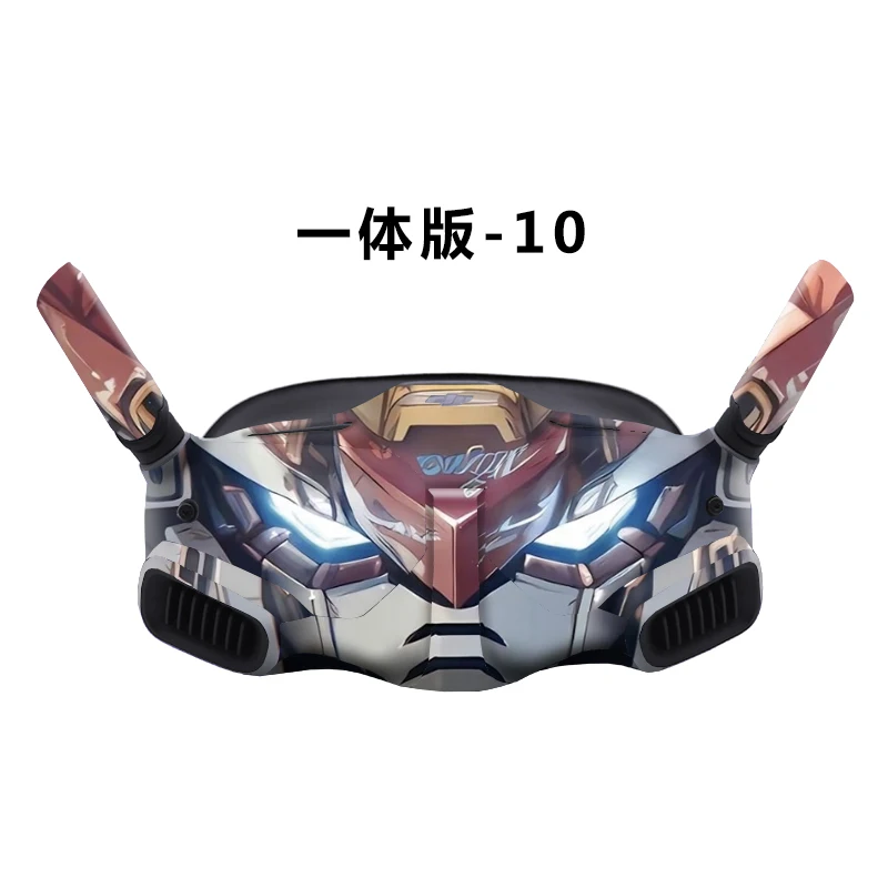 Drone Accessories For DJI Avata One-piece Eyeglasses Stickers Multiple Styles Mecha Stickers Anti-scratch Protection