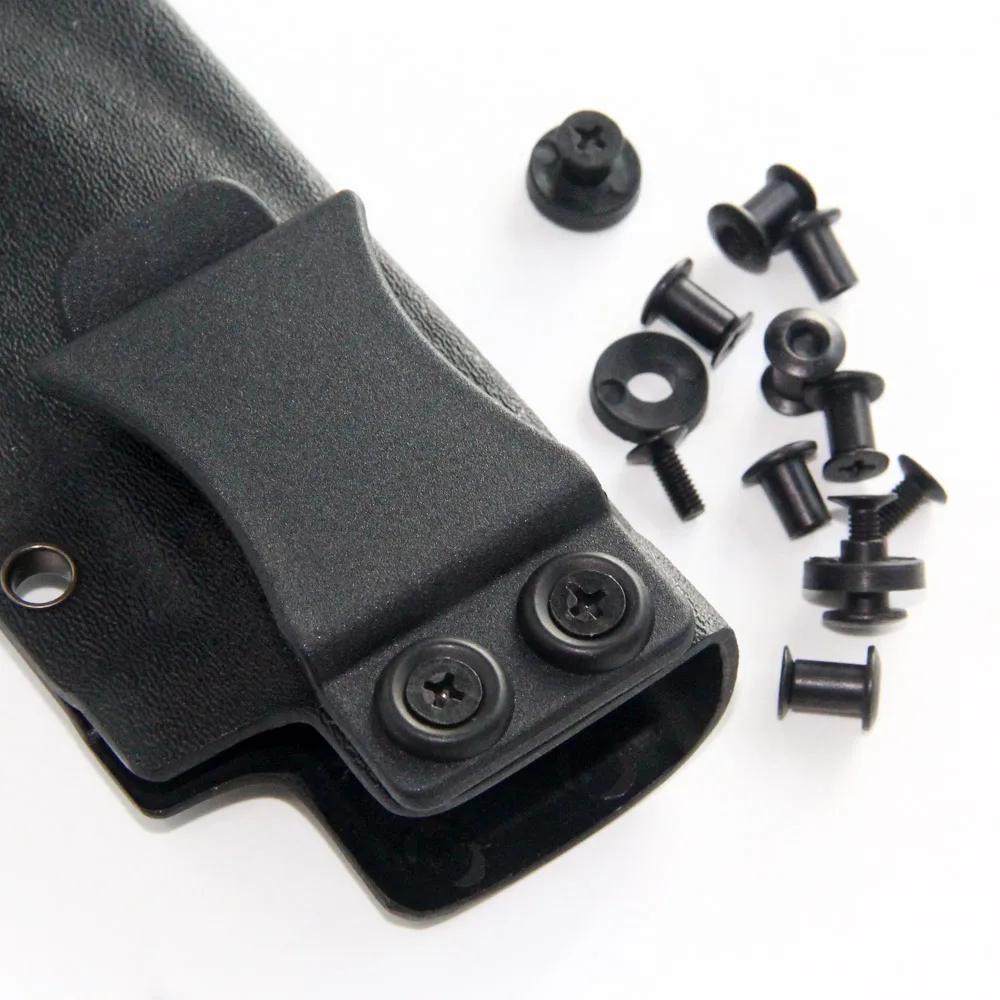 Gun Holster 50pcs/lot Chicago Flat Cross Head With Washer Screw Set Mounting Hardware DIY Sheath Holster