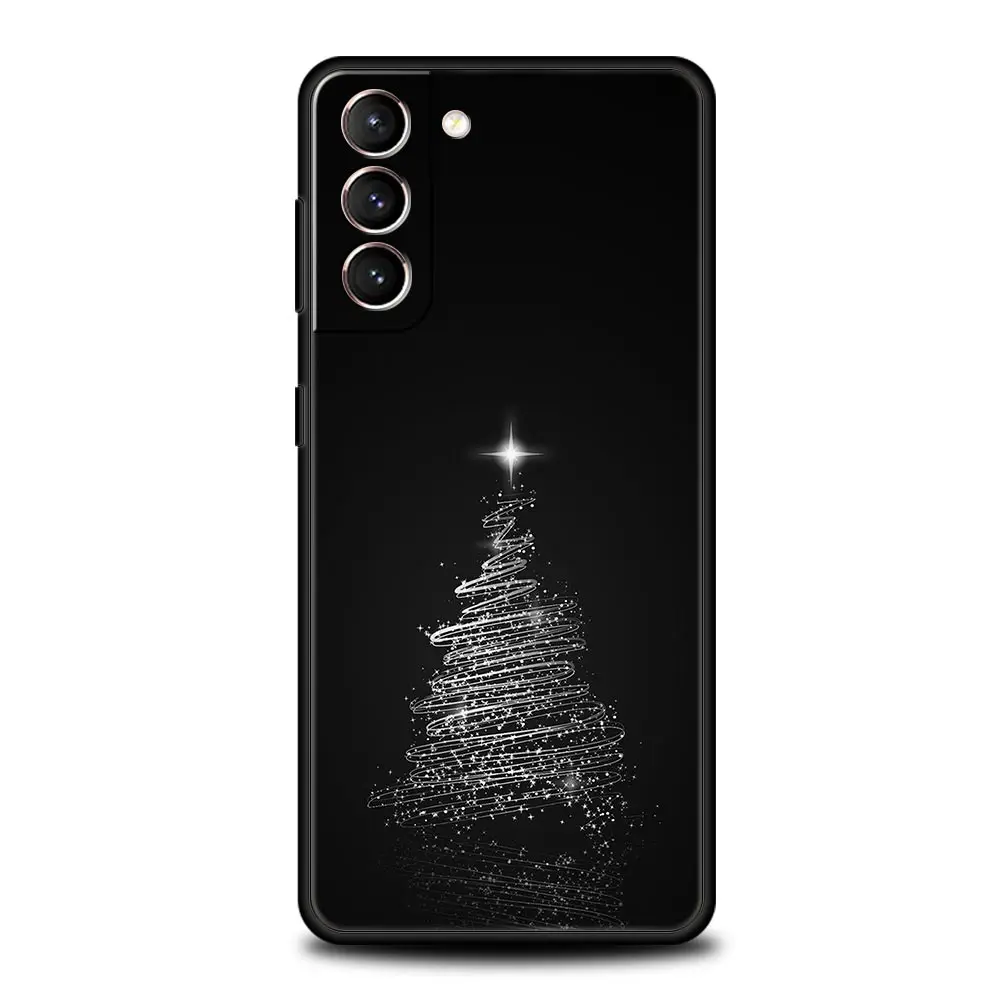 Festive Merry Christmas Tree Soft Silicone Phone Case