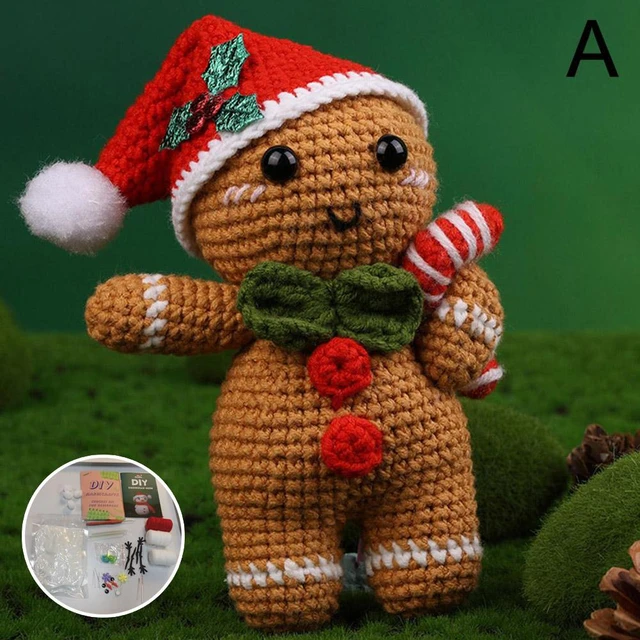 Christmas Seris Crochet Starter Kit for Adults Santa Claus & Snowman  Beginner Knitting Adorable Characters Crochet