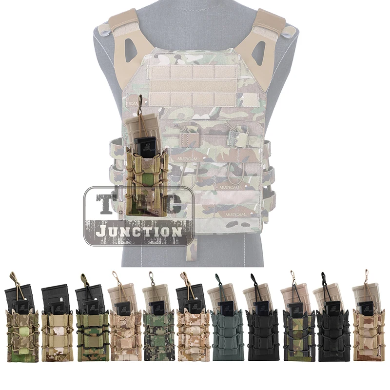 

Emerson 5.56 .223 & 9mm Cordura Modular Magazine Pouch Emersongear Military Double Layer MOLLE Mag Pouch Carrier Multicam