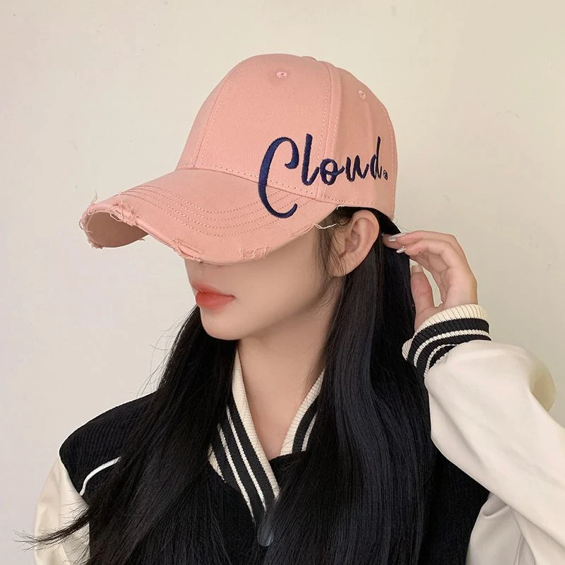 New Baseball Cap Big Head Circumference Hat Face-Looking Small Hard Top Widened Brim Sun-Proof Peaked Cap Men and Women Couple 5