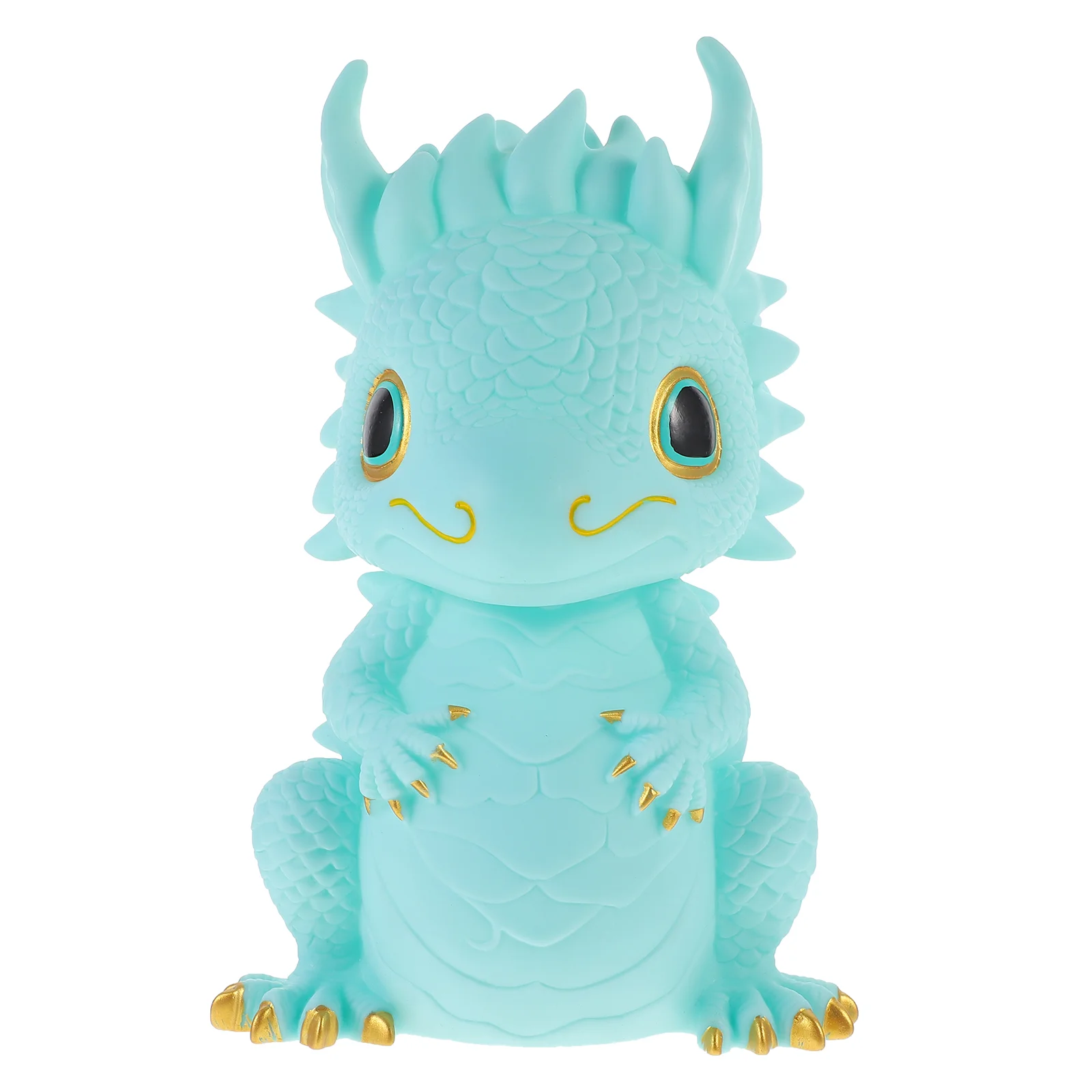 

Dragon Piggy Bank Money Jar Anti-fall Desktop Decor Coin Container Vinyl Banks for Adults Counting Girls