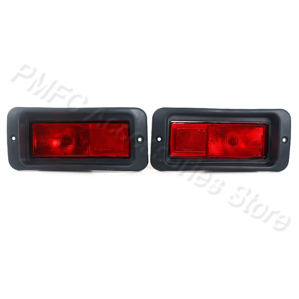 PMFC Tail Lamp Fog Light Car Accessories Rear Bumper Reflector Light For Mitsubishi Pajero MONTERO Sport 1999 2000 2001-2008