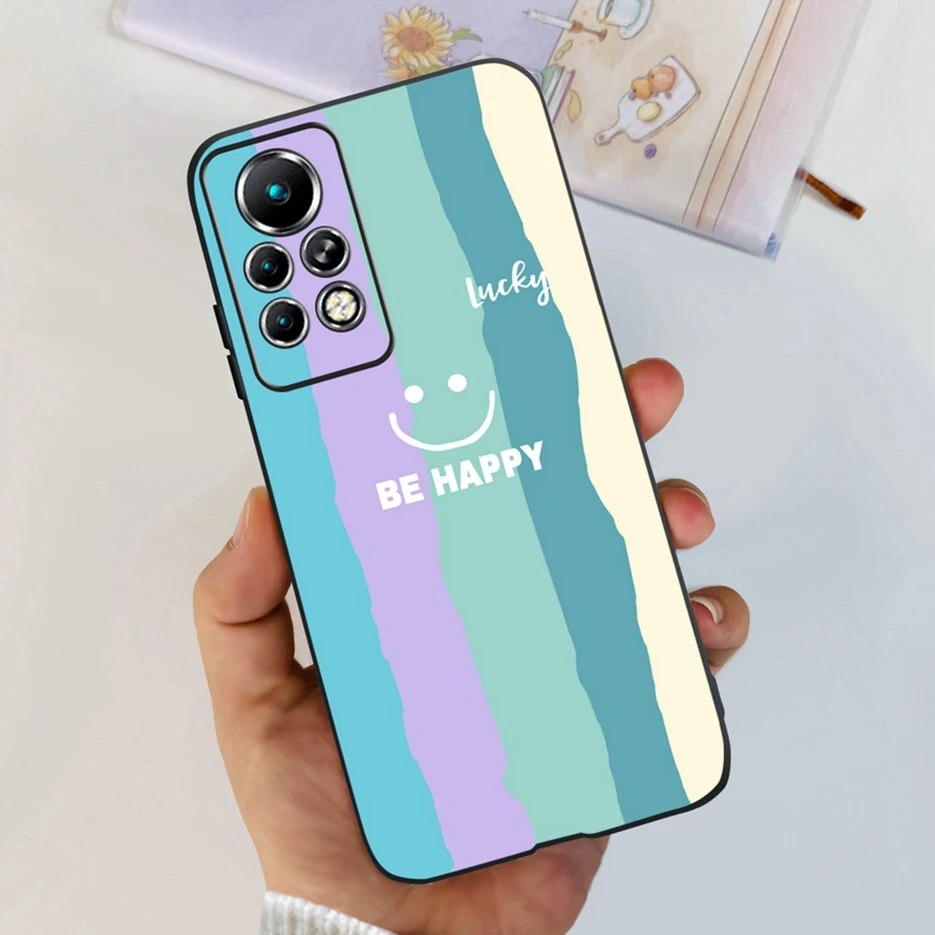 Cute Painted Soft Silicone Phone Case Back Cover Bumper