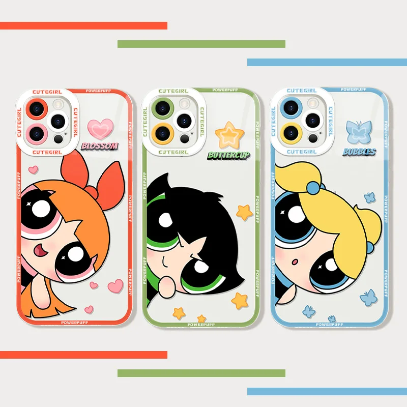 Anime Powerpuff Girls Themed Phone Case