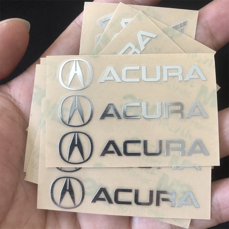 קישוטי פנים מתכתיים בעיצוב 3D לרכב, מדבקות אמבלם לקישוט, אביזרים להונדה סיביק, פיט, אקורד, פרלוד, סי אר וי, ג'אז, אקורה