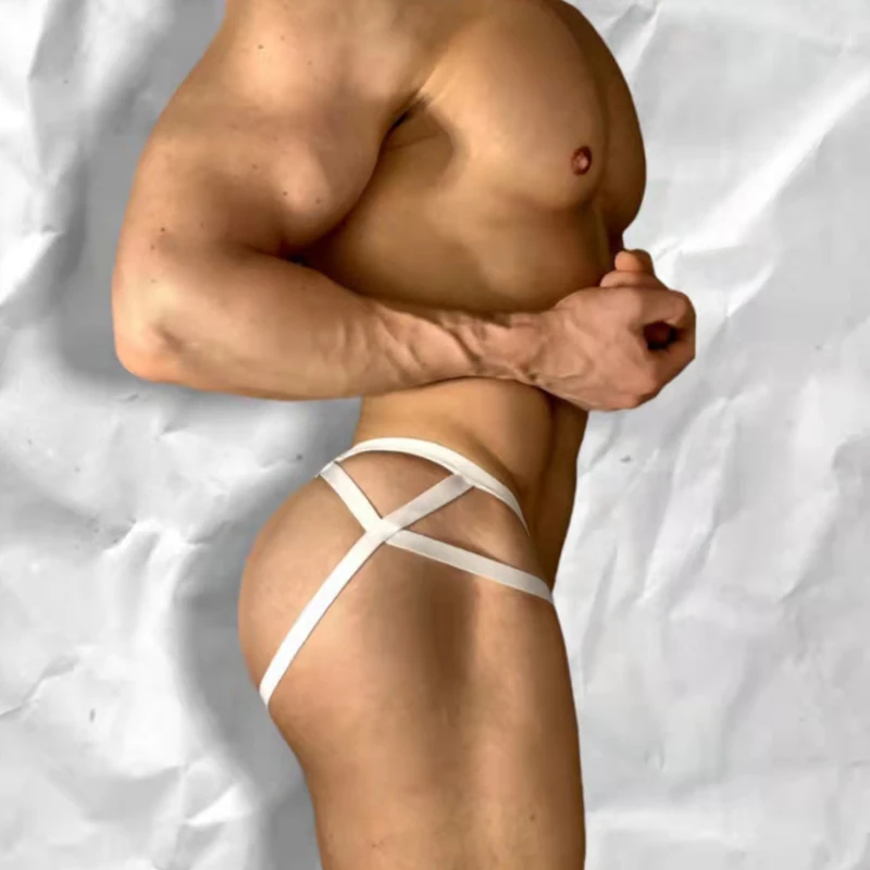Mens Hot Sexy G String Thong Erotic Jockstrap Bondage Underwear Penis Pouch Strap Legs Harness Garter Lingerie Gay Male Costumes
