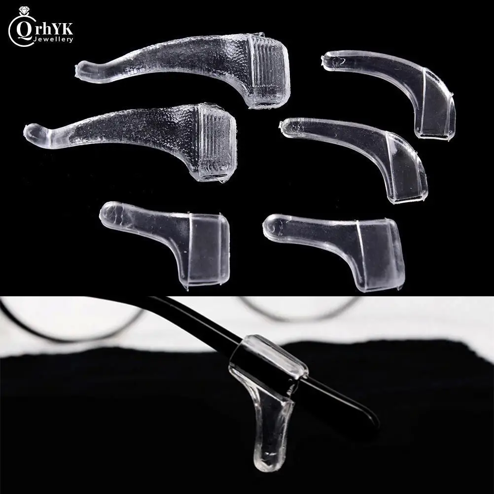 10pairssetEarGripHooksAntislipHolderSiliconeGlassesEarHooks