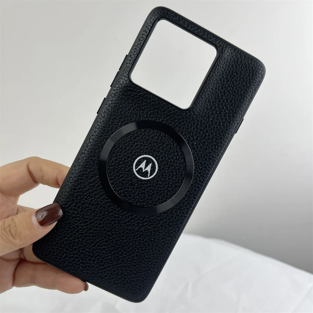 Litchi Texture Magnetic Hard Cover Case