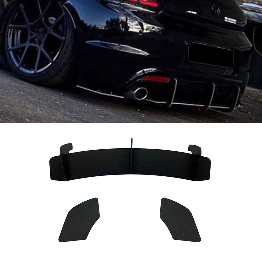

Car Rear Bumper Diffuser Rear Side Splitters Spoiler Lip Rear Bumper Protector For Volkswagen Scirocco R 2015 2016