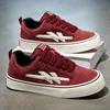 2025 Men's Canvas Shoes Outdoor Fashion Skateboard Shoes for Men Comfor Non-Slip Casual Sneakers Breathable Men Walking Shoes