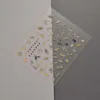 Ginkgo Leaf 5D Nail Stickers Nail Art Slider Nail Art Accessories Sticker 4