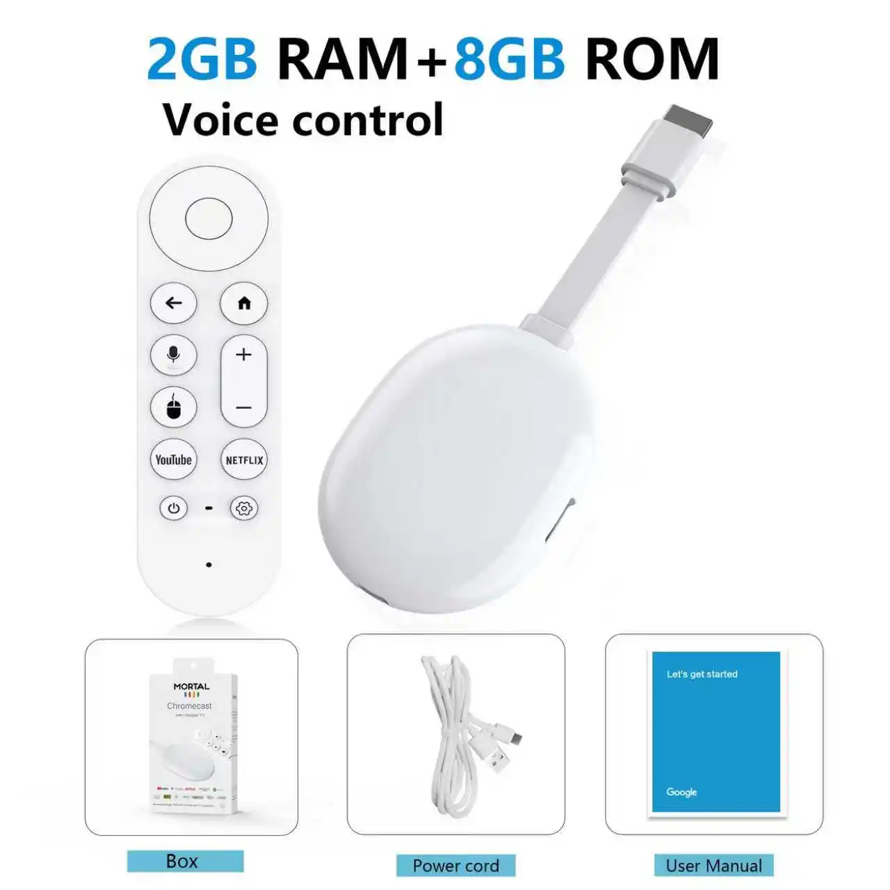 Globale Version Android 14.0 Mortal TV Stick Q2 Ultra BT5.X WIFI6 Streaming Drahtloses HDMI Mehrsprachiges Rockchip 3518 TV-Dongle