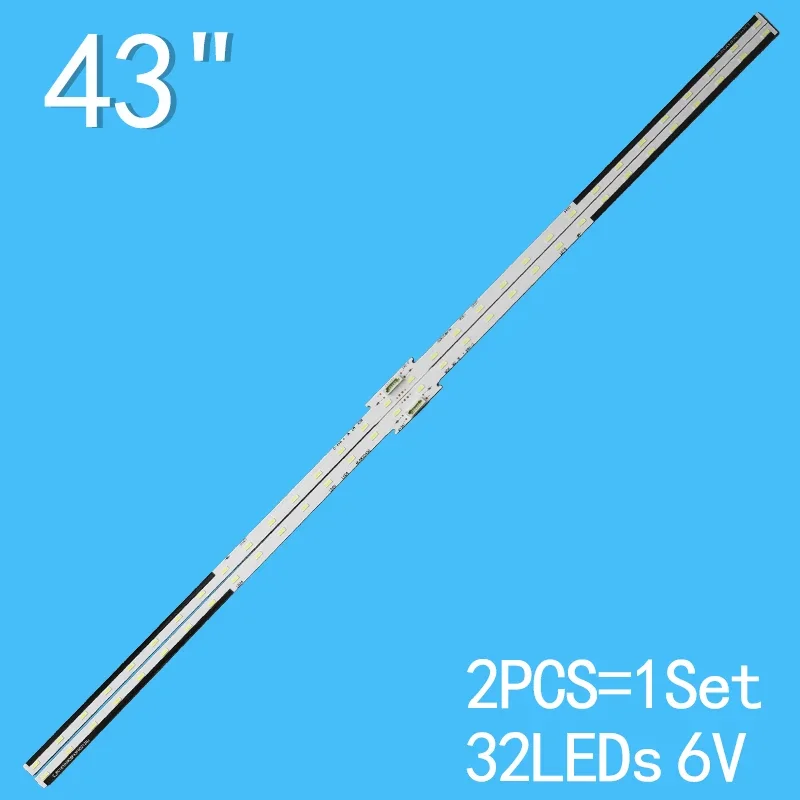 

LED Backlight Bar For NLAW20450 KD-43XE8005 KD-43XG8096 KD-43X7053 KD-43XE7005 KD-43-XH8096 XBR-43X800E KDL-43WE753 KD-43XF7596