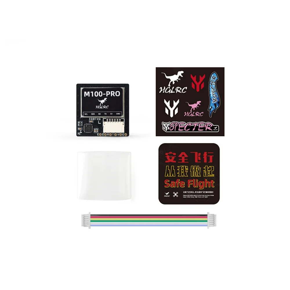 Module GPS M100 PRO pour Drone - 10Hz, Multi-Constellation, Antenne Céramique
