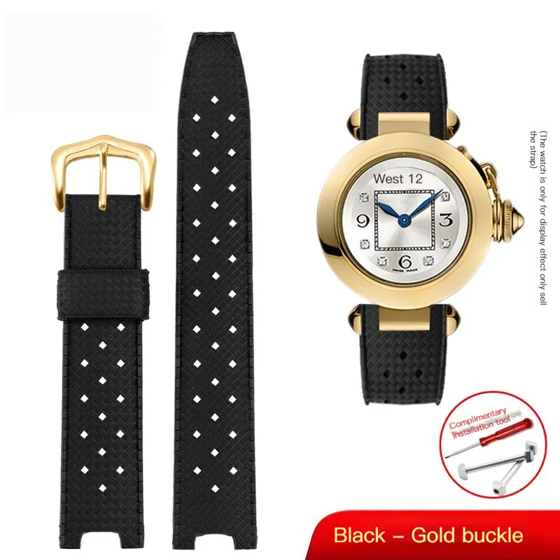 Waterproof & Sweatproof Concave Rubber Strap