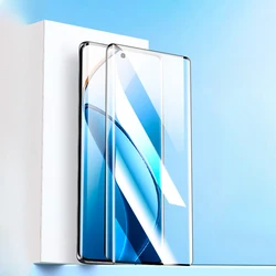 Premium 9H 3D Curved Tempered Glass Screen Protector - Clear Anti Blue Light - Realme 12 Pro (HD)