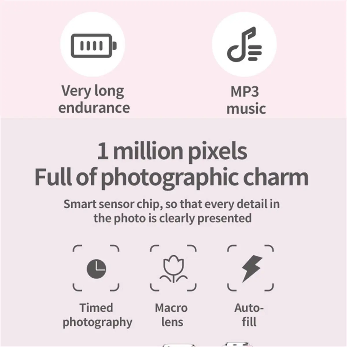 A10R 미니 디지털 사진 카메라 어린이용 디지털 비디오 브이로그 카메라 남아 여아 휴대용 어린이 캠코더 선물 장난감 C