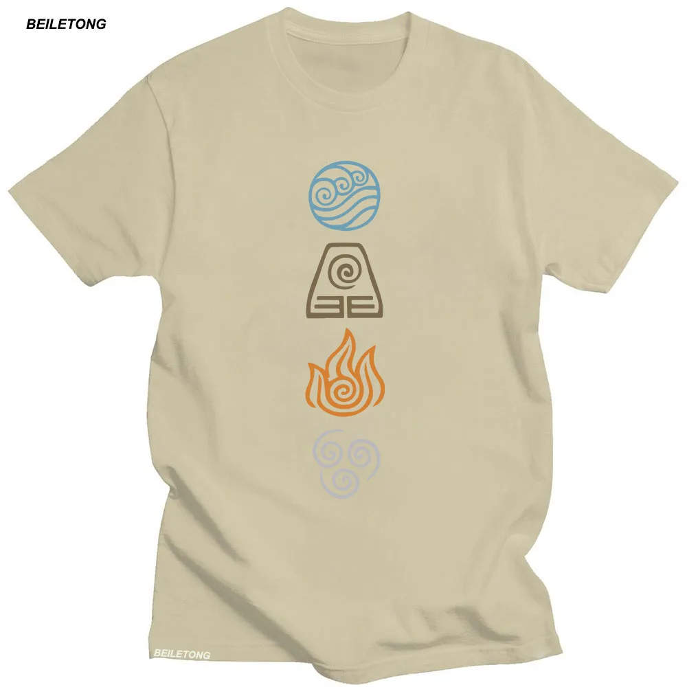 Cosplay Harajuku Women T-shirts Fashion Avatar The Last Airbender Tops Short Sleeve 100% Cotton Tshirts Black Hip Hop Camiseta