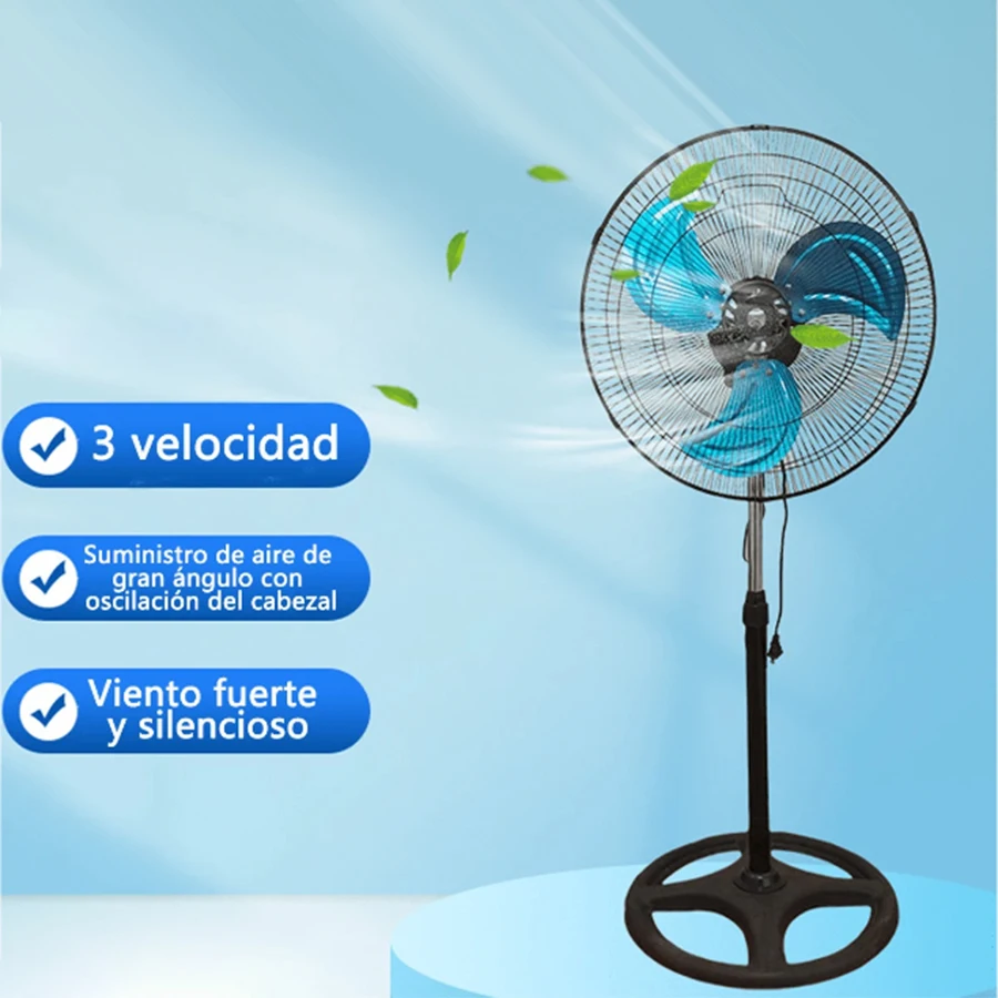Ventilateur électrique mobile haute puissance de 18 pouces