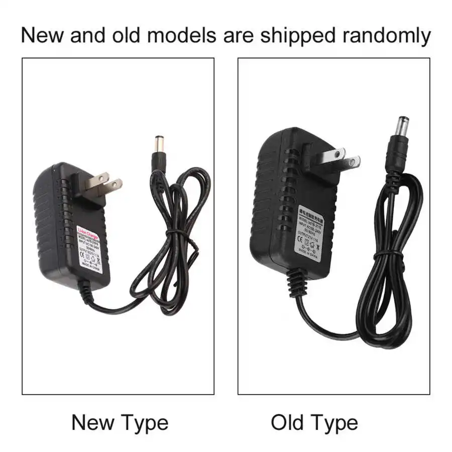 Fast Charger 25.2V/1A Fast Charging Li-ion Charger Adapter 100-240V Input with Multi-Protections