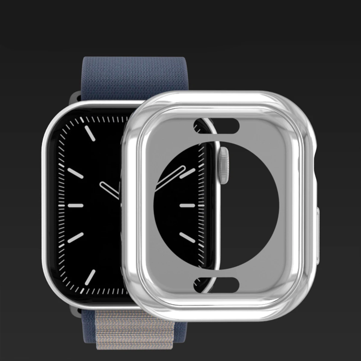 Ultra Protective TPU Bumper Case for Apple Watch - Full HD Protection, No Screen Protector