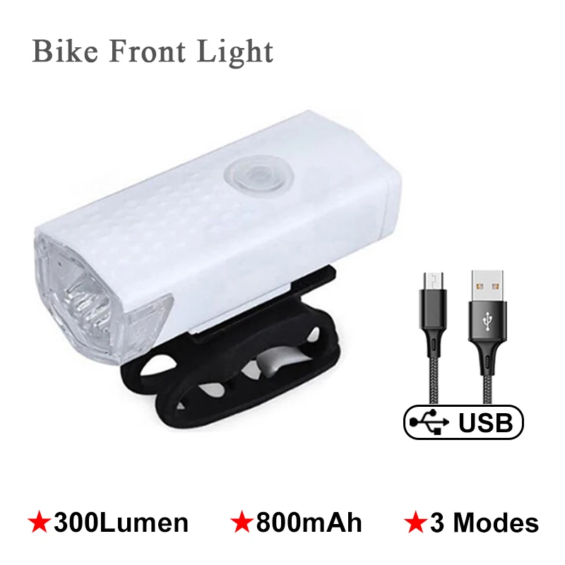 ตัวเลือกสินค้า ไฟท้ายจักรยาน LED กันน้ำ USB ส่องสว่างปลอดภัย