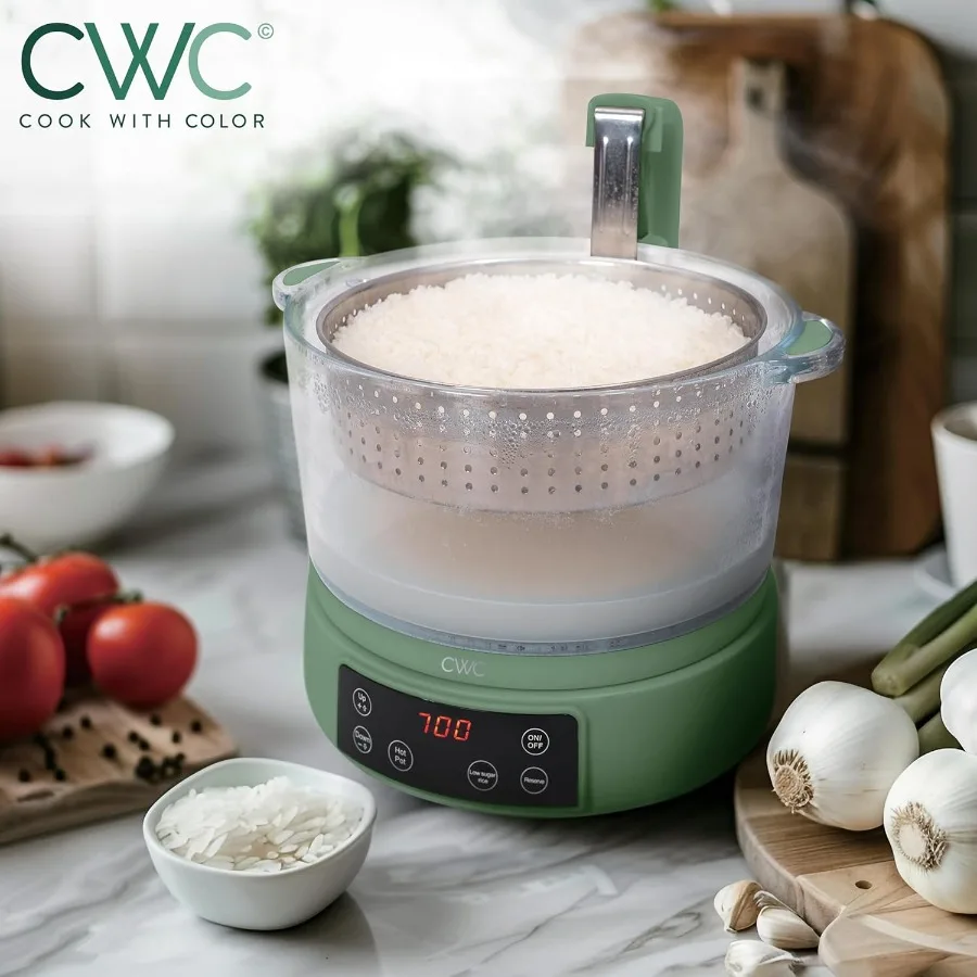 3L Glass Low Carb Rice Cooker for Healthy Cooking