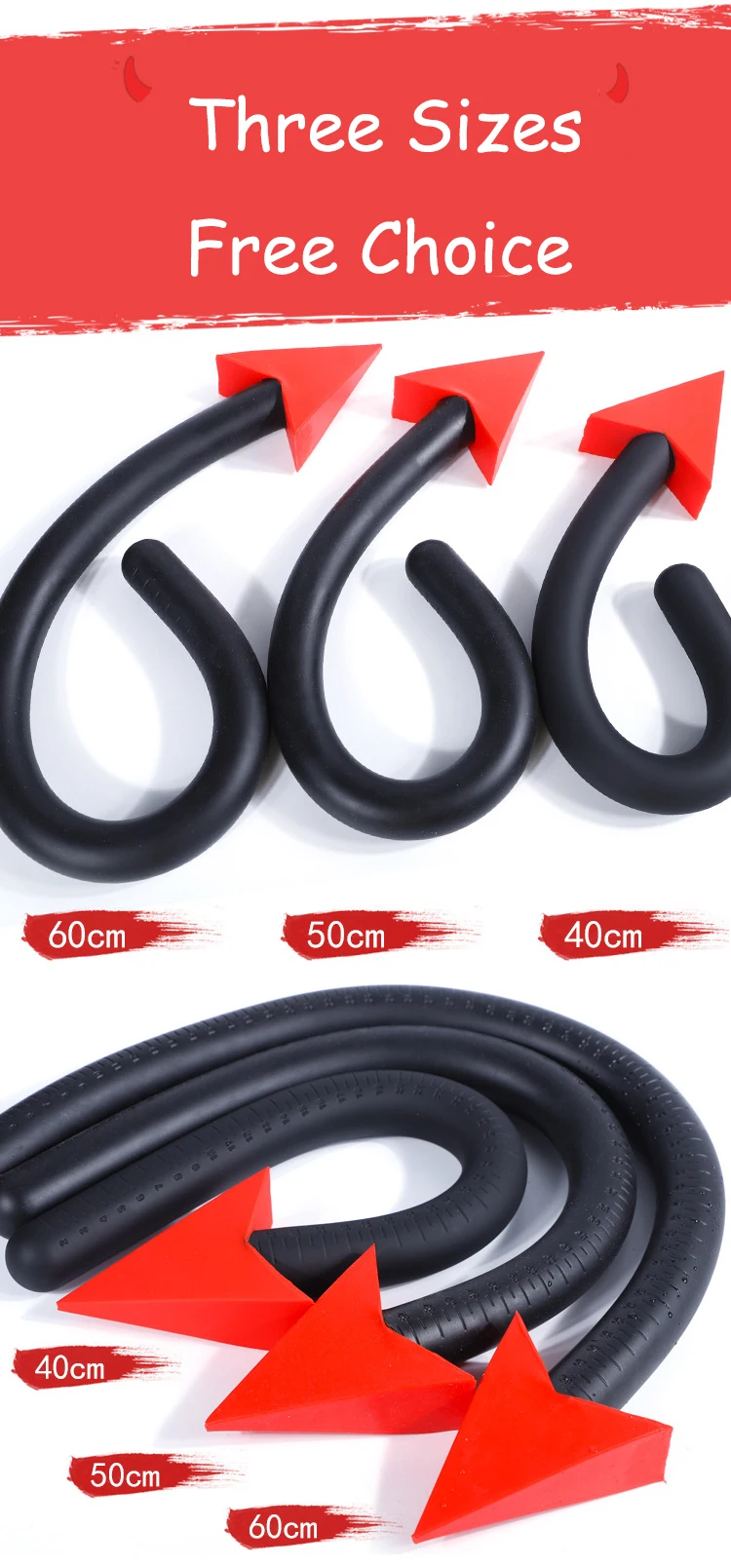 Silicone Devil Tail Anal Plug With Whip For Anal Play_voghion.com